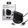 Lettore di smart card Qoltec 50632 USB 2.0 nero cavo 1m