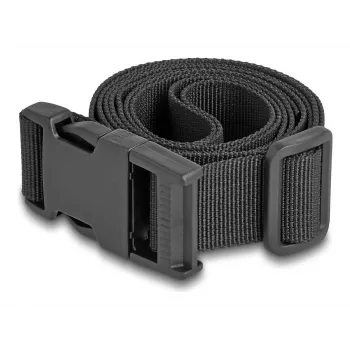 DeLOCK cinghia per valigia regolabile 1,5 m nero 2 pezzi
