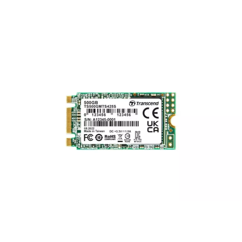 Unità SSD Transcend 500 GB M.2 Serial ATA III TS500GMTS425S