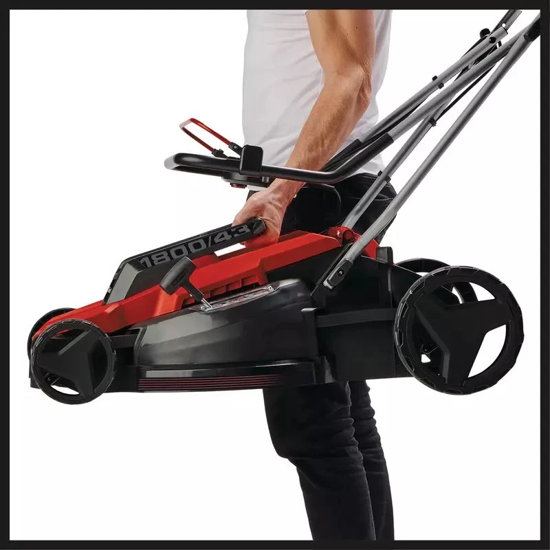 Rasaerba elettrico EINHELL GC-EM 1800/43 – 1800 W, larghezza di taglio 43 cm, con cavo