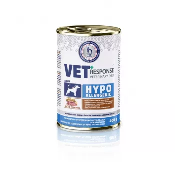 VET RESPONSE Ipoallergenico Anatra - umido per cani - 400 g