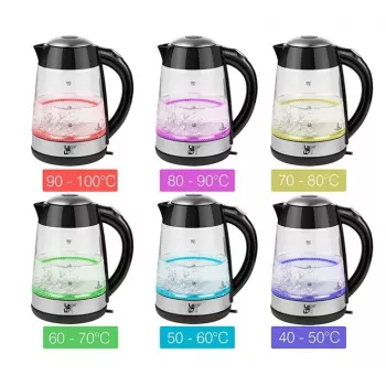 Bollitore Lafe LAFCZA46806, 2200 W, 1,7 l, nero