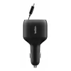 Belkin 75W 2 porte con cavo USB-C retrattile per auto - cavo (CCC001HQBK)