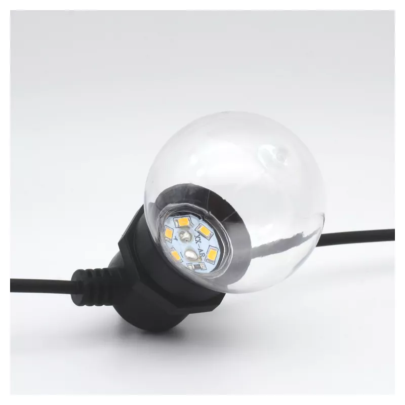 RealPower 463627 catena luminosa 10 m 24 lampadine LED