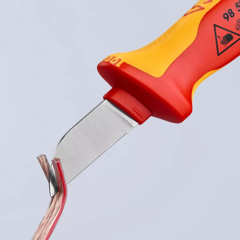 Knipex coltello per cavi VDE 180 mm con - cappuccio di protezione