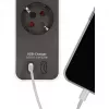 Prolunga elettrica Brennenstuhl 1153240126 1,5 m 4 uscite AC per interni nero bianco