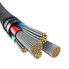 Cavo Baseus Unbreakable USB-C a iP 2 m 20 W nero
