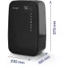 Umidificatore con IONIZZATORE/CA-607BSMART Clean Air Optima