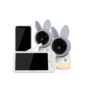 Telecamera di sorveglianza Arenti A4 4MP Wi-Fi Baby Kit doppia telecamera