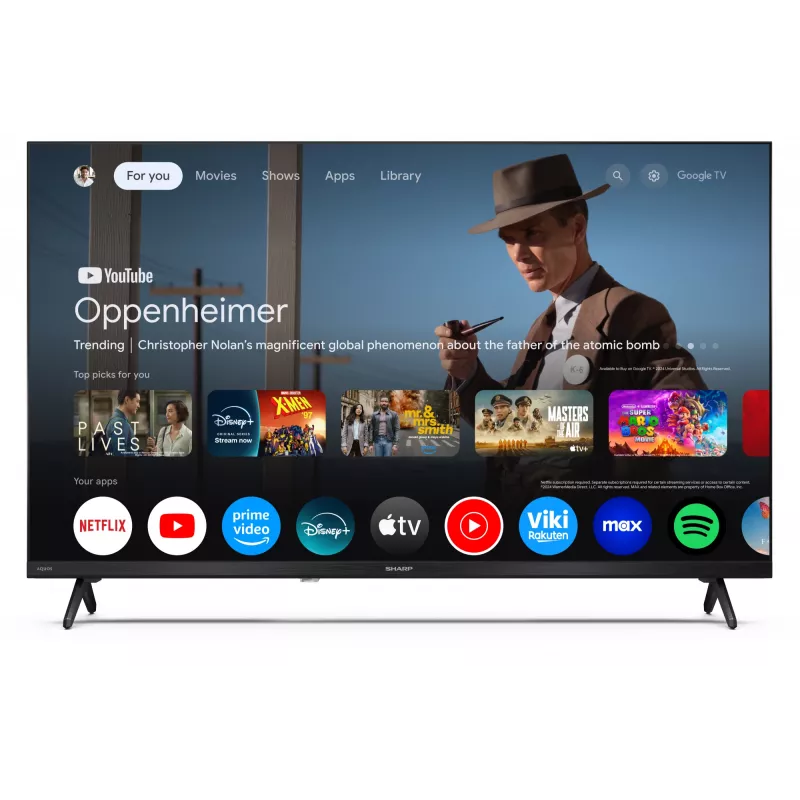 Sharp 32HF2265E TV 81,3 cm (32 pollici) HD Smart TV WLAN nero