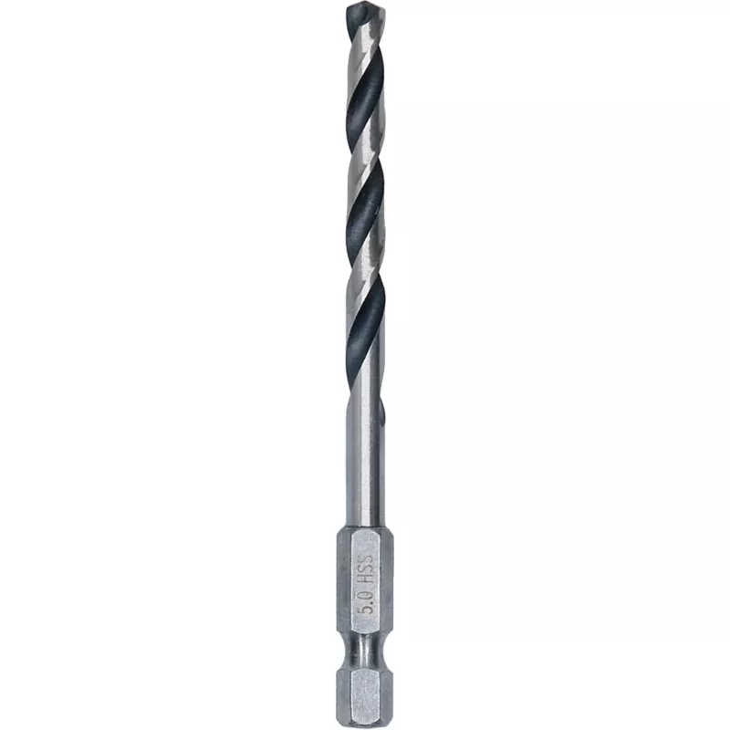 Bosch PointTeQ Hex punta elicoidale HSS, 5 mm