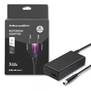Qoltec 51519 (7,4 x 5,0 mm + Pin) 65 W 3,34 A 19,5 V caricabatterie AC per notebook Dell