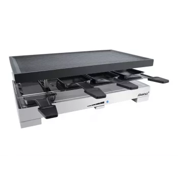 Steba RC 68 - Raclette grill - 1,2 kW - nero/acciaio inox