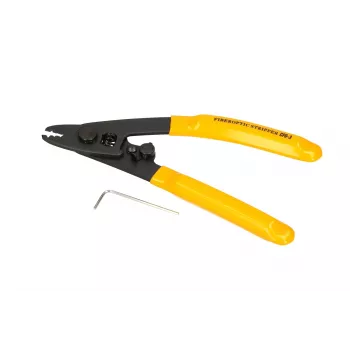 Spelafili per fibra ottica Extralink CFS-3 per fibre da 2–3 mm, 0,9 mm e 0,125 mm, nero/giallo