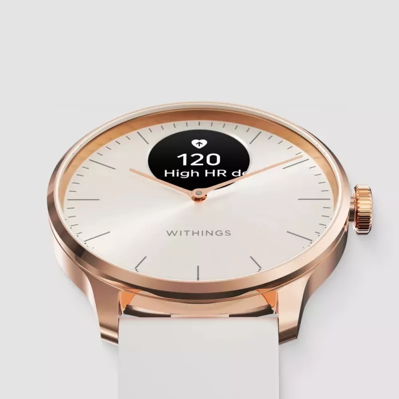 Smartwatch ibrido Withings ScanWatch Light oro bianco