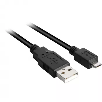 Cavo USB 2.0, connettore maschio USB-A > connettore maschio Micro-USB (nero, 2,0 metri)