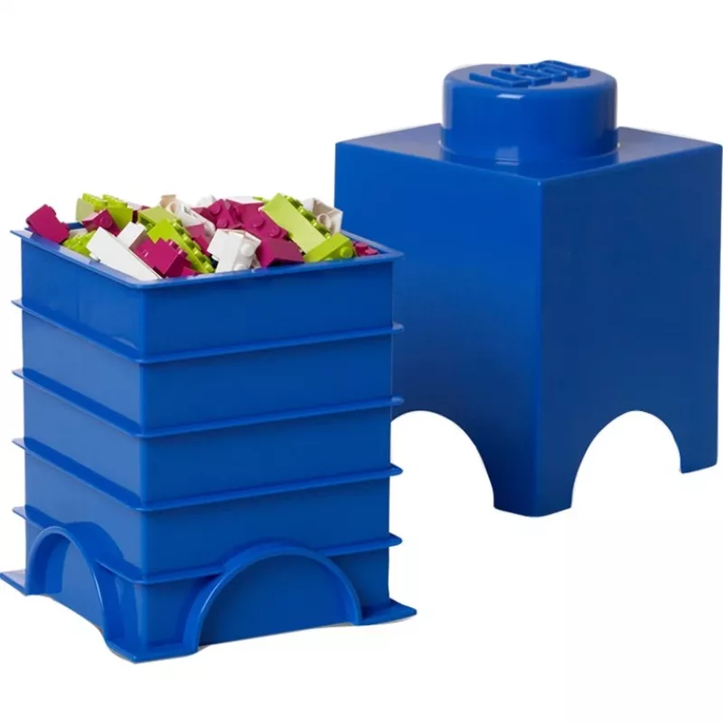 Contenitore per giocattoli Room Copenhagen 40011731 blu polipropilene 125x180x125mm
