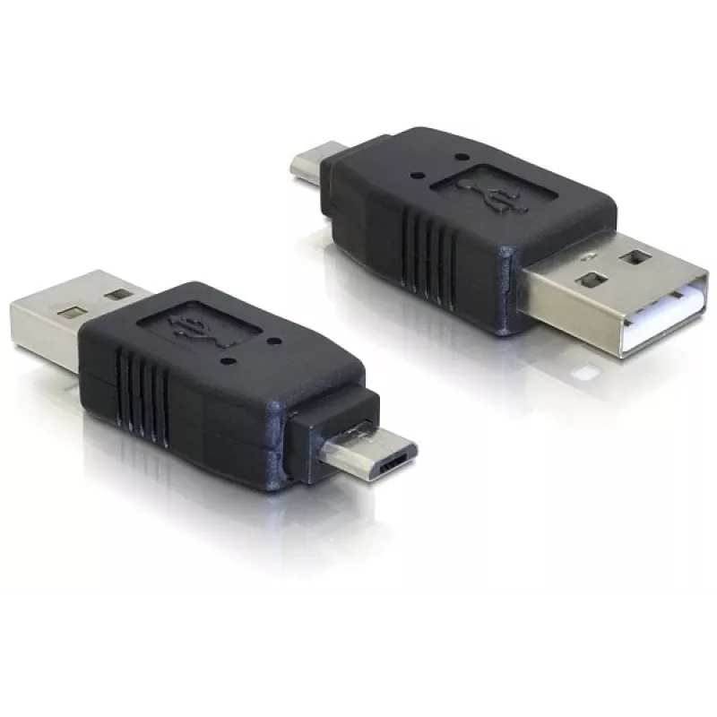 Adattatore USB Micro-B maschio su USB 2.0 A maschio DeLOCK 65036 nero