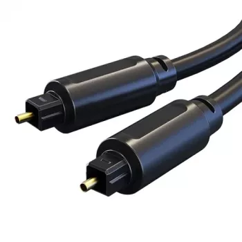Cavo audio ottico CABLETIME CA914630, audio digitale Toslink‑Toslink, lunghezza 2 m
