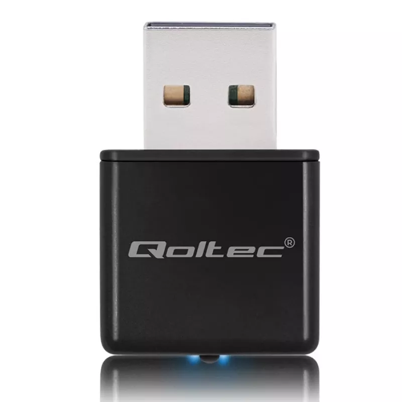 Adattatore USB Wi-Fi QOLTEC NANO 56986 — Mini-N, USB 2.0, 802.11n