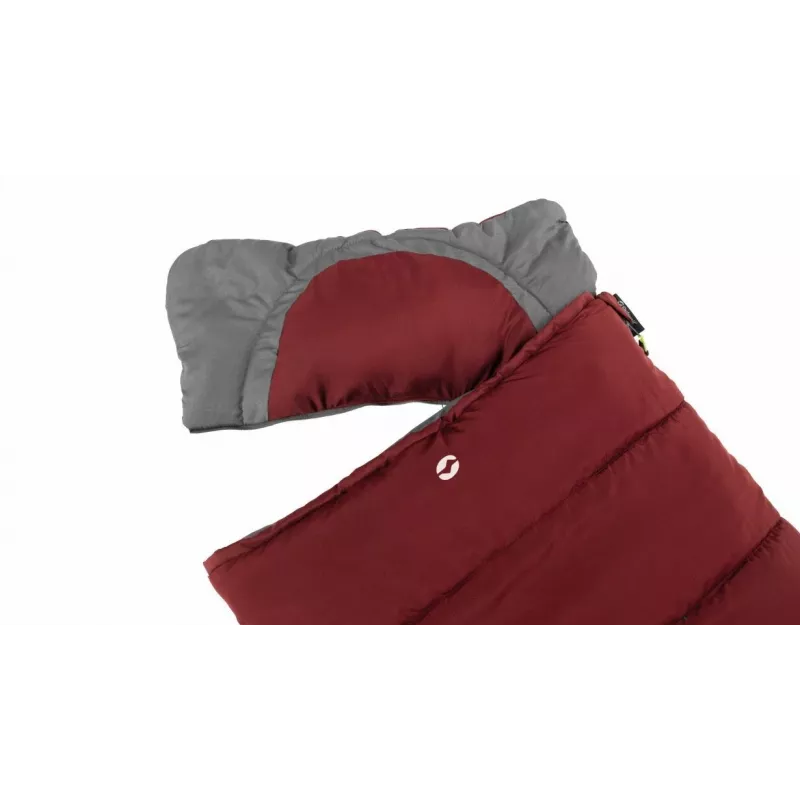 Sacco a pelo Outwell Contour Junior rettangolare poliestere 170 cm x 70 cm, rosso