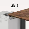 Scrivania regolabile elettricamente in altezza Ergo Office, altezza max. 1160 mm, max. - 80 kg, senza piano per scrivania sit-stand, nera, ER-400 B
