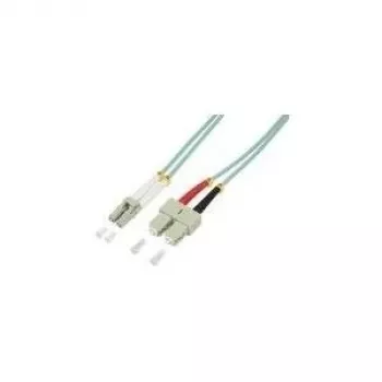 Logilink - cavo patch - LC multimodale (M) - SC multimodale (M) - 5 m - fibra ottica - 50/125 micrometri - OM3 - senza alogeni - acquamarina (1P3LS05)