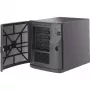 Super Micro Supermicro SC721 TQ-350B - Tower - Mini-ITX 350 Watt (ATX) - nero - USB (CSE-721TQ-350B)
