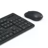 Set tastiera e mouse WKM-100 nero