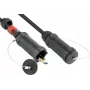 AOC cavo HDMI 2.0b ibrido high-speed, rinforzato in acciaio, 4K @60Hz, 18 Gbit/s, nero, 50m, serie PYTHON (AOC-HP2050)