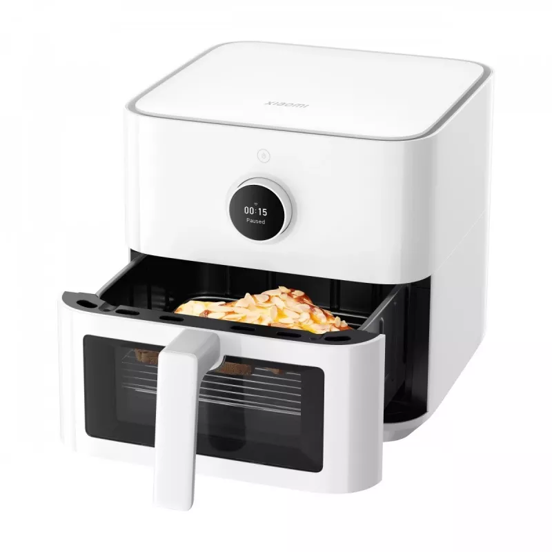 Friggitrice ad aria Xiaomi BHR8238EU 5,5 L 1600 W, touch OLED, controllo Wi‑Fi/smartphone, bianco