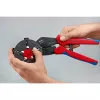 Knipex 97 33 02 pinza crimpatrice per cavi attrezzo crimpatura blu, rosso