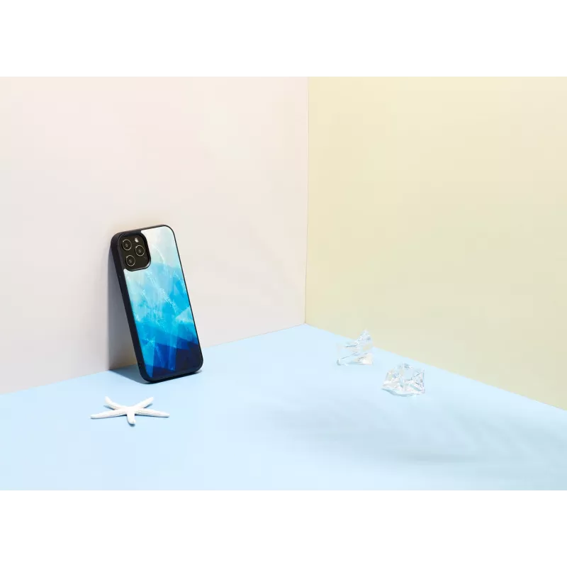 Custodia iKins per Apple iPhone 12 Pro Max — blue lake nero