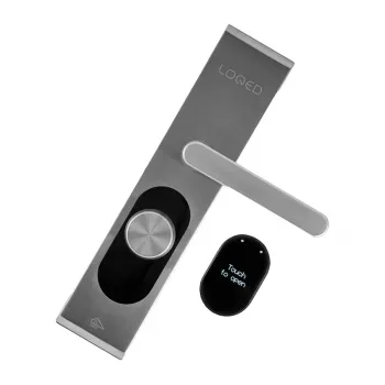 Serratura intelligente per porta Shelly LOQED Touch acciaio inox accesso senza chiave, controllo touchpad, integrazione smart home