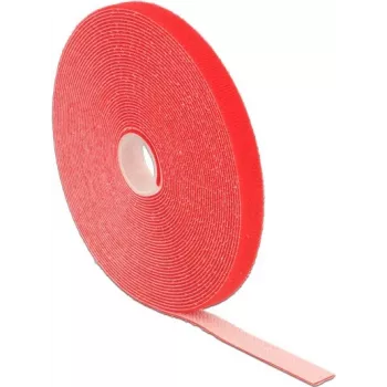 Fascetta a velcro DeLOCK 18720 rosso 13 mm 10 m