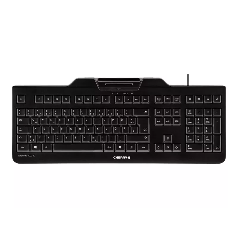 CHERRY KC 1000 SC tastiera USB QWERTZ svizzero nera