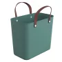 Borsa rotho Albula verde 25 L plastica riciclata, 340×235×400 mm, carico max 40 kg