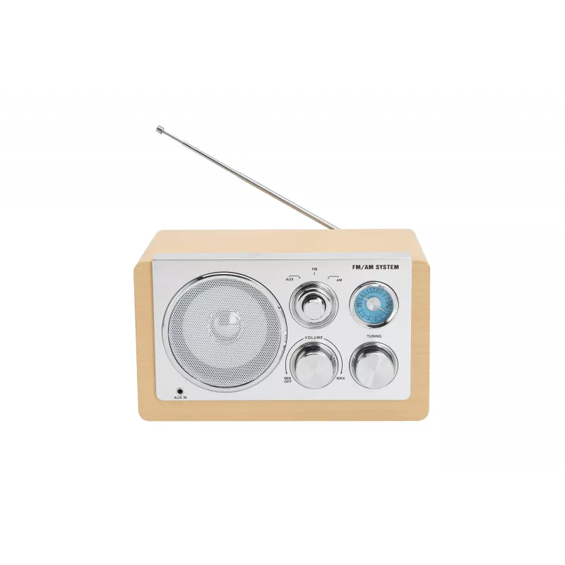 Denver TR-63LW radio personale analogica bambù, argento