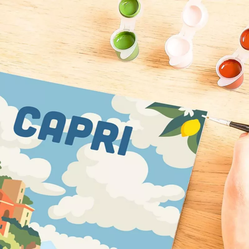 Set di pittura Ravensburger CreArt Capri – set di pittura su tela di Ravensburger