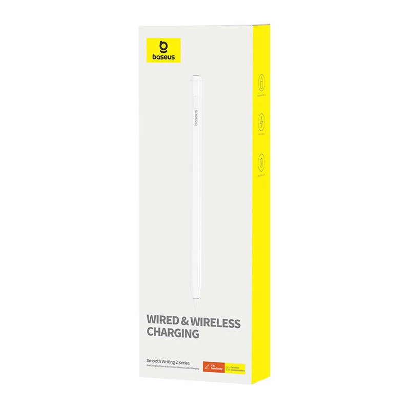 Stylus Baseus Smooth Writing Series P80015804213-00 — penna attiva con ricarica wireless e via cavo