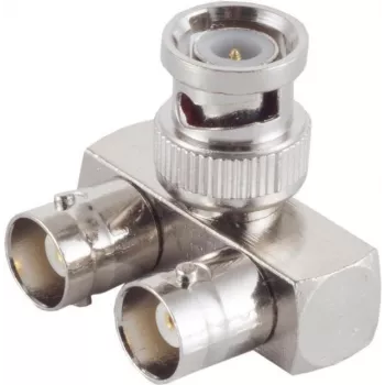 ShiverPeaks 98820-1 Adattatore BNC, 1 spina BNC a 2 prese BNC