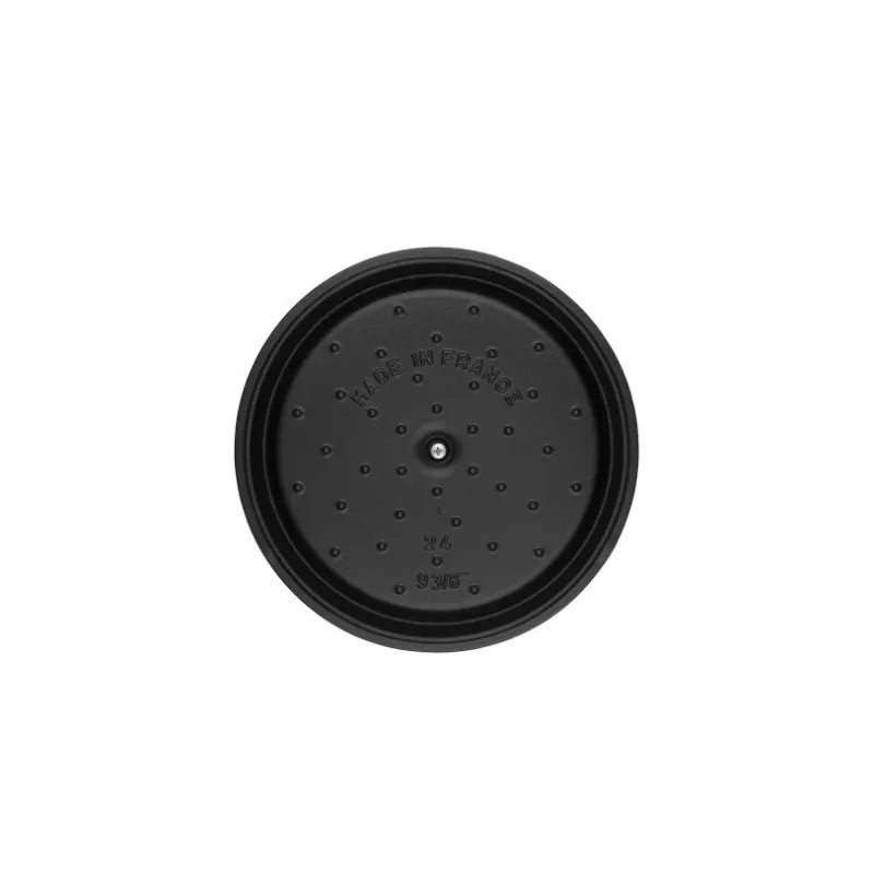 Staub La Cocotte 20 cm rotonda, nero, ghisa (40509-487-0)