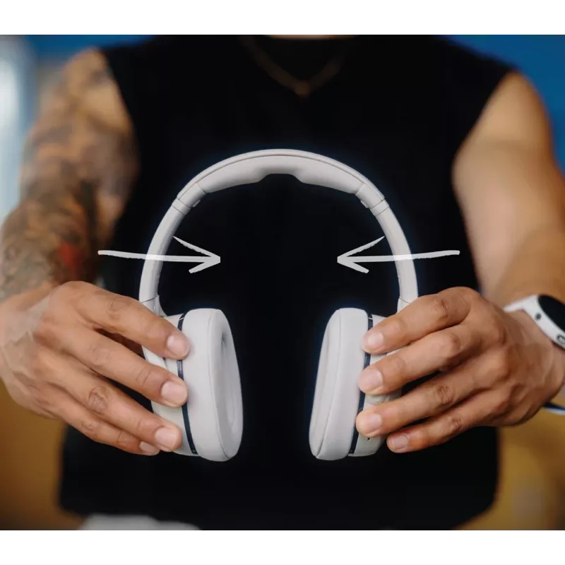 Cuffie Skullcandy Crusher 540 Active over-ear, grigio Concrete