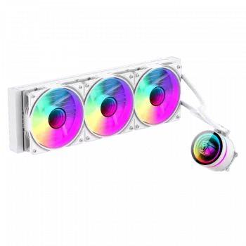 Gamemax | Dissipatore a liquido per CPU | ICEBURG 360 INFINITY | bianco