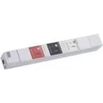Bachmann Inline PDU Basic - protezione da sovratensione (rack - montabile su rack) - AC 400 V - 3 fasi - 1U - cavo 1,0m (800.2546)