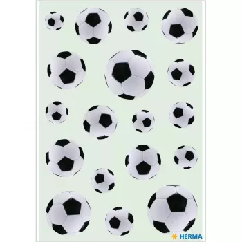 Adesivo decorativo HERMA 3434 carta nero bianco permanente 54 pz.