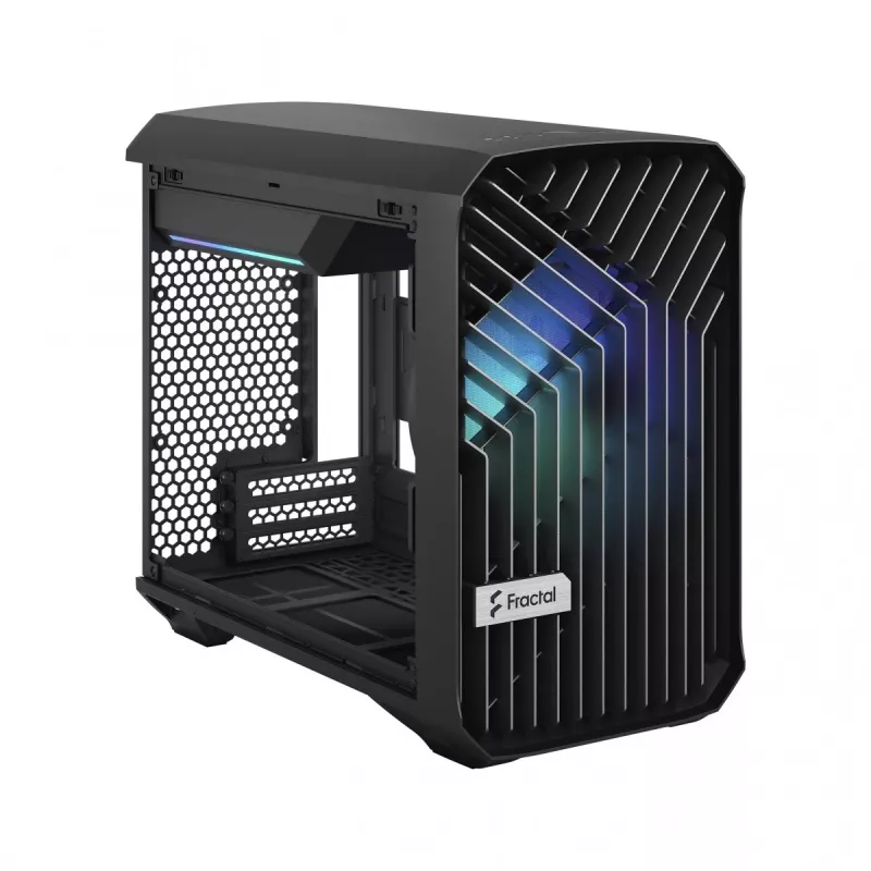 Torrent Nano RGB nero TG vetro leggermente oscurato