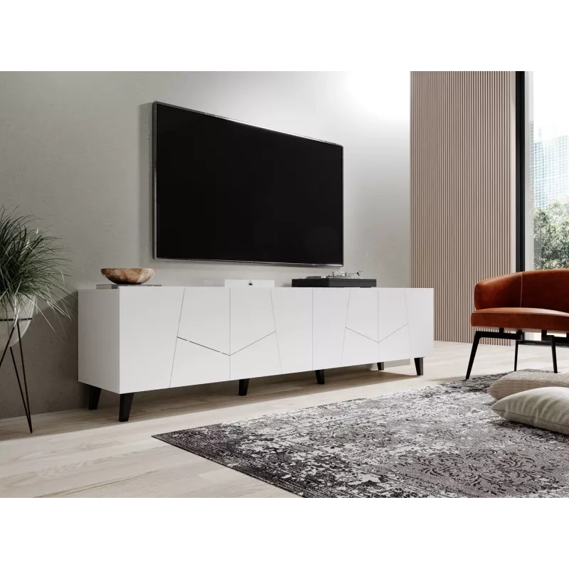 Mobile RTV ETNA 200x42x52 bianco opaco