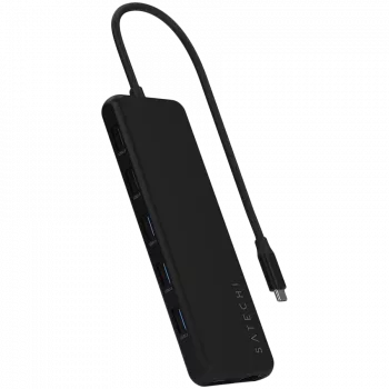 Adattatore multiporta USB-C Satechi ST-P3D13K 13-in-1 con supporto triple display