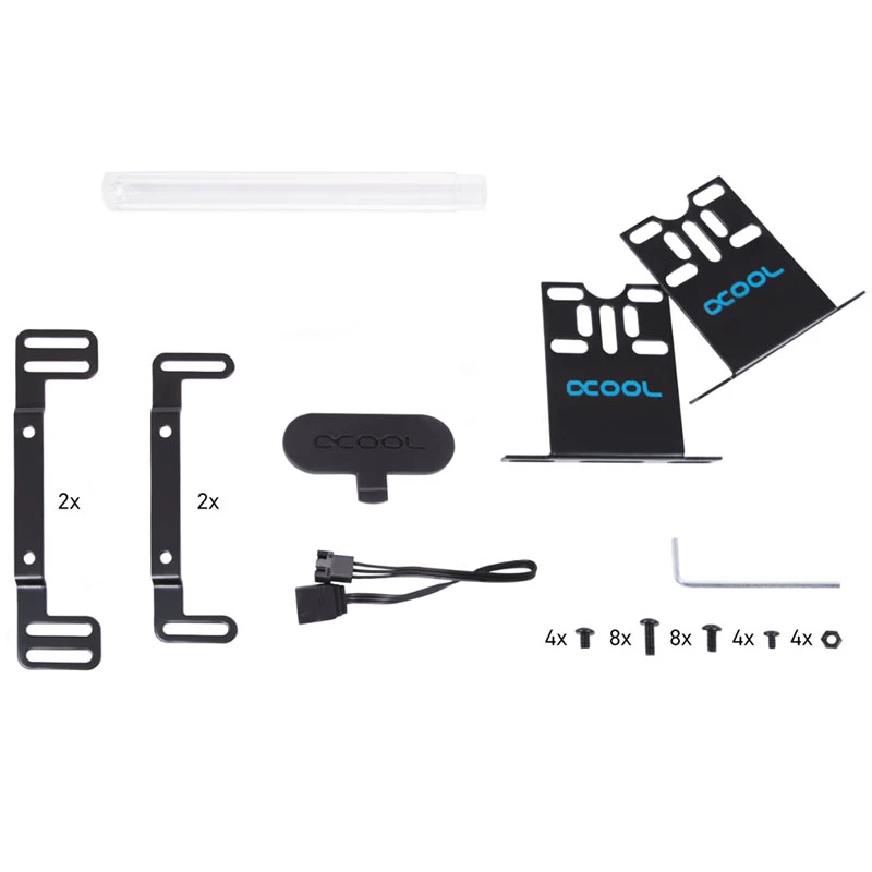Pompa e serbatoio Alphacool 15381 acrilico alluminio plastica nero trasparente